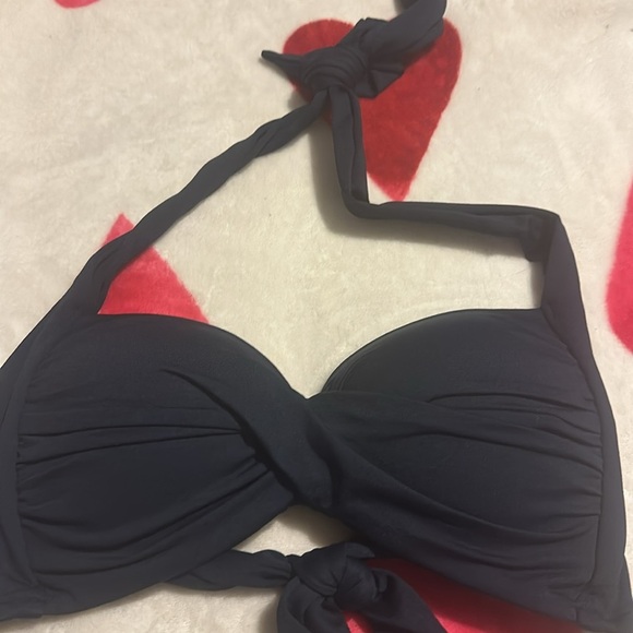 Seafolly Collective Twist Soft Cup Halter Indigo  NWOT - Picture 5 of 15